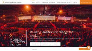 
                            6. Nordic Business Forum - Building leaders who change the world