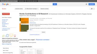 
                            12. Nordic Contributions in IS Research: 5th Scandinavian Conference on ...