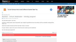 
                            12. Nordnet - Infront Webtrader - elendig program - Hegnar-forumet