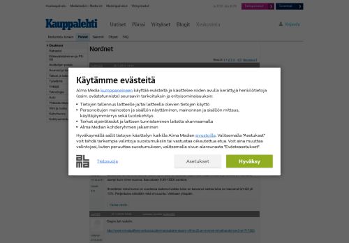 
                            8. Nordnet | Kauppalehti.fi