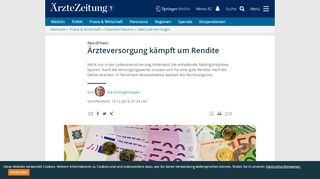 
                            10. Nordrhein: Ärzteversorgung kämpft um Rendite - Ärzte Zeitung