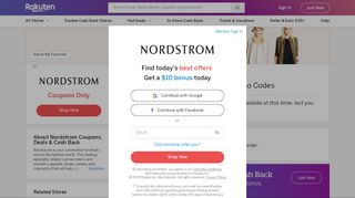 
                            10. Nordstrom Coupons, Deals & Promo Codes - Ebates