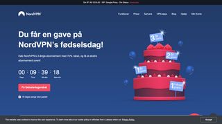 
                            2. NordVPN: Den bedste VPN-serviceudbyder