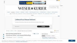 
                            7. „Nordwest Ticket“ mit neuem Onlineshop - Nachrichten aus Bremen ...