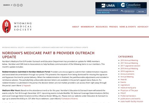 
                            8. Noridian's Medicare Part B Provider Outreach Update - Wyoming ...