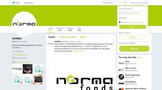 
                            9. NORMA (@NORMA_stichting) | Twitter