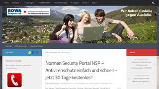 
                            6. Norman Security Portal NSP - Antivirenschutz einfach und schnell ...