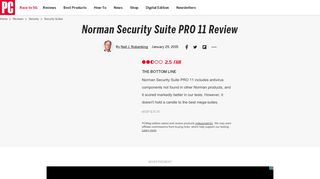 
                            13. Norman Security Suite PRO 11 Review & Rating | PCMag.com