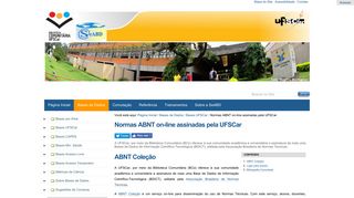 
                            12. Normas ABNT on-line assinadas pela UFSCar — SeABD