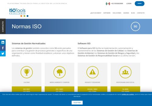 
                            5. Normas ISO - ISOTools México