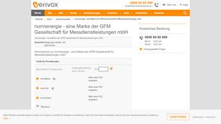 
                            3. normenergie: Strompreise im Überblick - Verivox