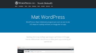 
                            2. Norsk (Bokmål) — WordPress