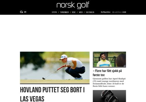 
                            3. Norsk Golf: Forside