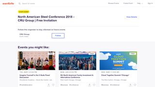 
                            13. North American Steel Conference 2018 - CRU Group | Free Invitation ...