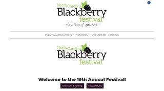 
                            7. North Carolina Blackberry Festival – It's a 