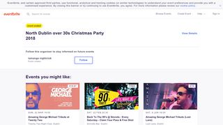 
                            12. North Dublin over 30s Christmas Party 2018 Tickets, Sun 30 Dec 2018 ...