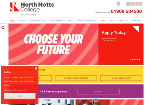 
                            11. North Notts College: Home