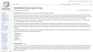 
                            11. North Shoal Creek, Austin, Texas - Wikipedia