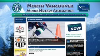 
                            6. North Vancouver Minor Hockey Association