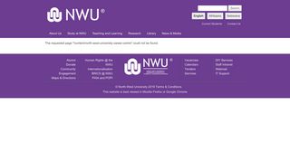 
                            6. North-West University career centre - | NWU | North-West University