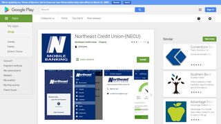 
                            2. Northeast Credit Union-(NECU) - Apps on Google Play