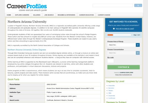 
                            7. Northern Arizona University Degree Programs, Online Courses and ...