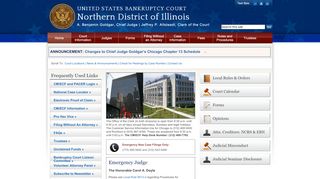 
                            10. Northern District of Illinois | United States Bankruptcy Court
