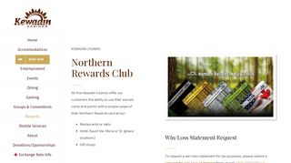 
                            7. Northern Rewards Club! - Kewadin Casinos