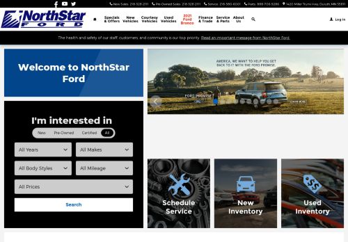 
                            11. NorthStar Ford: New & Used Ford Cars & Trucks in Duluth, MN