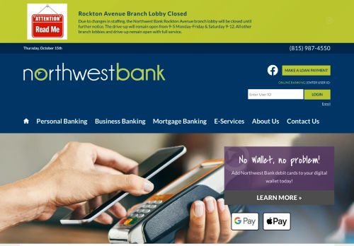 
                            9. Northwest Bank of Rockford: Welcome