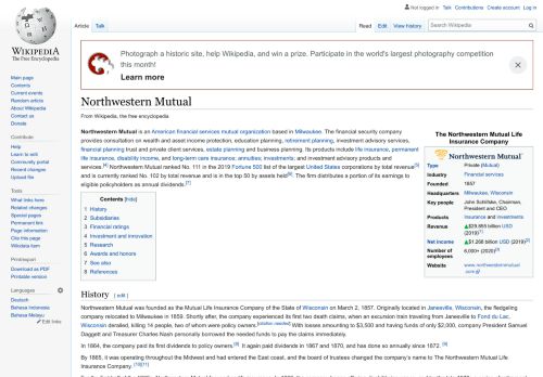 
                            7. Northwestern Mutual - Wikipedia