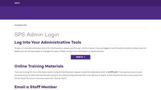 
                            5. Northwestern School of Professional Studies - SPS Admin Login