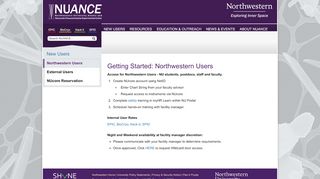 
                            8. Northwestern Users - NUANCE: Northwestern University