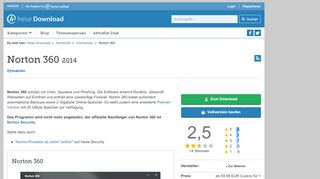 
                            9. Norton 360 | heise Download