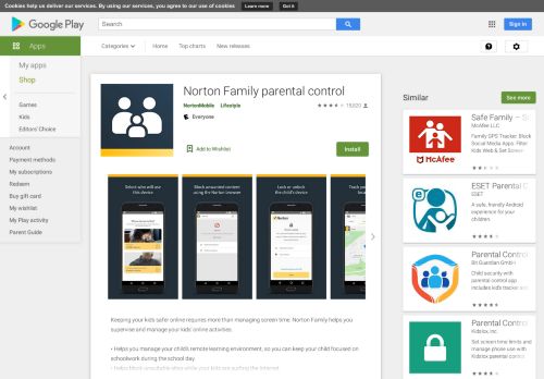 
                            7. Norton Family parental control – Apps on Google Play