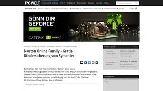 
                            5. Norton Online Family - Gratis-Kindersicherung von Symantec - PC ...