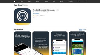 
                            9. Norton Password Manager on the App Store - iTunes - Apple