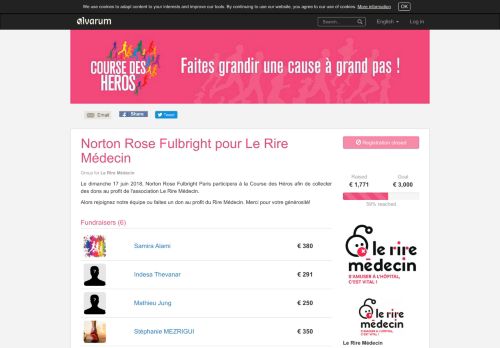 
                            9. Norton Rose Fulbright pour Le Rire Médecin - Course des Héros Paris ...