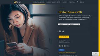 
                            2. Norton Secure VPN | Secure VPN Service For PC, Mac, Android & iOS