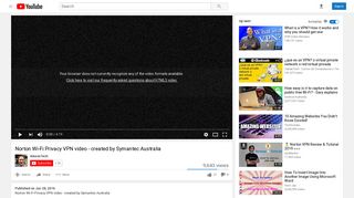 
                            10. Norton Wi-Fi Privacy VPN video - created by Symantec Australia ...