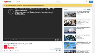 
                            9. Norwegian Air Shuttle - Gratis WLAN an Bord! - YouTube