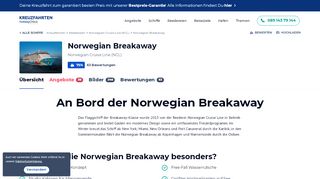 
                            12. Norwegian Breakaway (Norwegian Cruise Line (NCL)) • Bewertungen ...