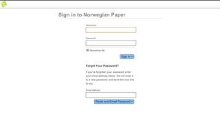 
                            12. Norwegian Paper :: Login