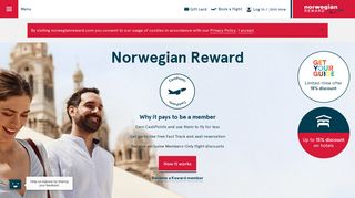 
                            12. Norwegian Reward - Norwegian's loyalty program
