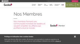 
                            6. Nos Membres | Sedex