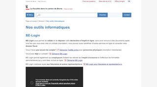 
                            9. Nos outils informatiques - La fiscalité dans le canton de ...