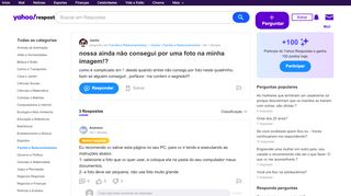 
                            1. nossa ainda não consegui por uma foto na minha imagem!? | Yahoo ...