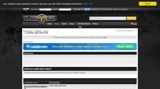 
                            3. nostale login geht nicht - Elitepvpers