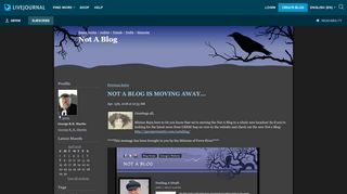 
                            10. NOT A BLOG IS MOVING AWAY...: grrm - LiveJournal