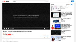 
                            12. Not able to connect Smart Dashboard| Checkpoint Firewall - YouTube